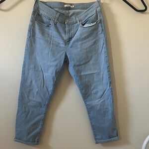 Boyfriend Light Blue Denim Jeans